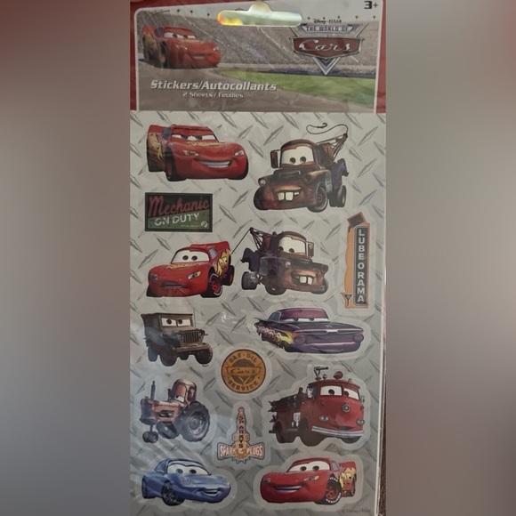 Other - Disney Cars Stickers by Sandy Lion Designs Pixar / Cars, NWT